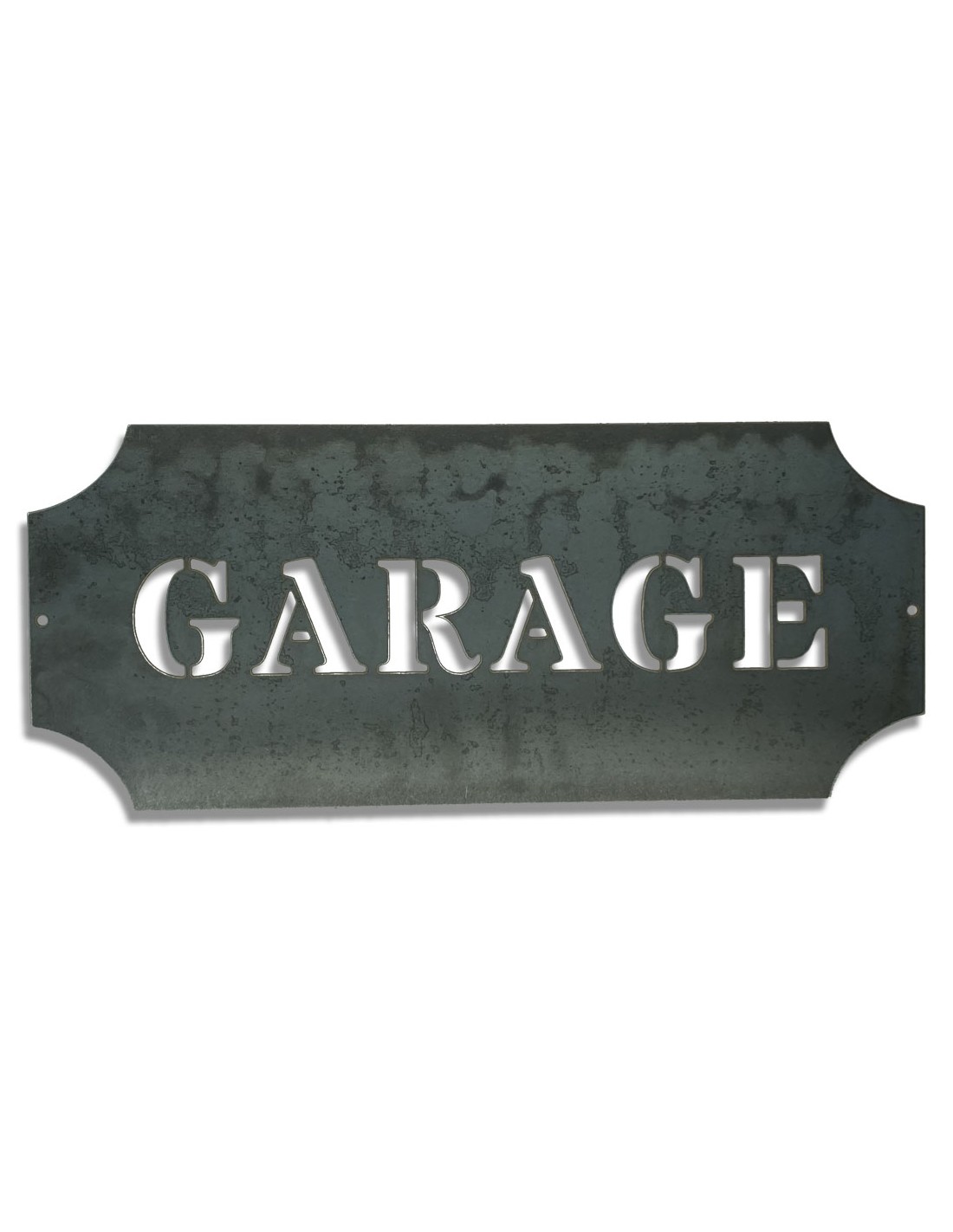 Plaque Décorative En Métal Brut Garage 